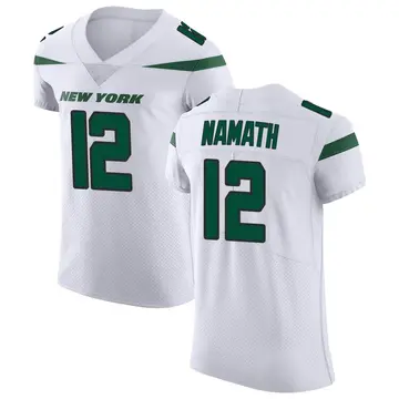 NFL_Jerseys Jersey New York''Jets''Men #12 Joe Namath 2 Zach Wilson 75  Alijah Vera-Tucker 77 Mekhi Becton Custom ''NFL''Olive Salute To Service 