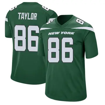 Men's Malik Taylor New York Jets Game Green Gotham Jersey