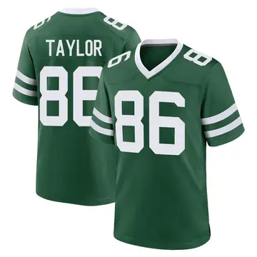 Men's Malik Taylor New York Jets Game Green Legacy Jersey