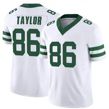 Men's Malik Taylor New York Jets Game White Legacy Jersey