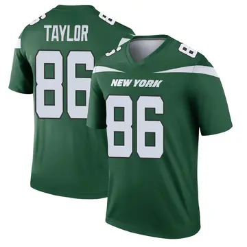 Men's Malik Taylor New York Jets Legend Green Gotham Player Jersey