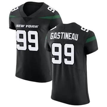 Jets Mark Gastineau Jersey Gray 99 Men's Legend Edition Inverted