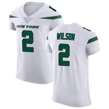 Men's New York Jets #2 Zach Wilson White 2021 Vapor Untouchable