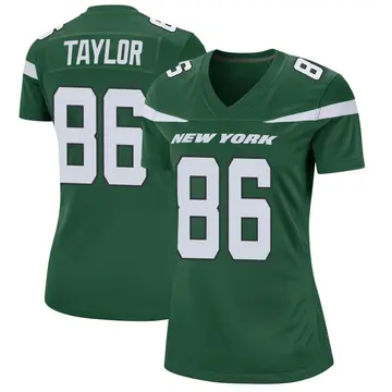 Women's Malik Taylor New York Jets Game Green Gotham Jersey