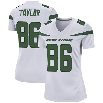 Women's Malik Taylor New York Jets Game White Spotlight Jersey