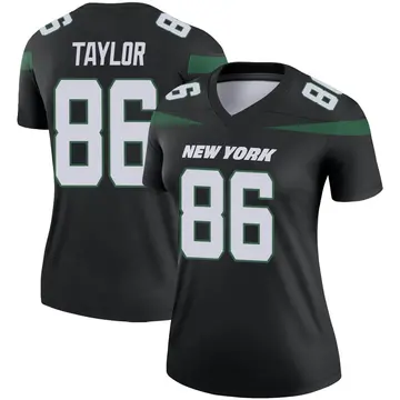 Women's Malik Taylor New York Jets Legend Black Stealth Color Rush Jersey