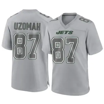 New York Jets C.J. Uzomah 87 Game Player Jersey - Spotlight White Jersey -  Bluefink