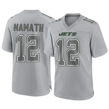 NFL_Jerseys Jersey New York''Jets''Men #12 Joe Namath 2 Zach Wilson 75  Alijah Vera-Tucker 77 Mekhi Becton Custom ''NFL''Olive Salute To Service 