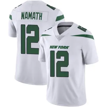 NFL_Jerseys Jersey New York''Jets''Men #12 Joe Namath 2 Zach Wilson 75  Alijah Vera-Tucker 77 Mekhi Becton Custom ''NFL''Olive Salute To Service 