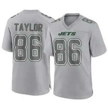 Youth Malik Taylor New York Jets Game Gray Atmosphere Fashion Jersey