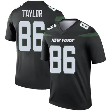 Youth Malik Taylor New York Jets Legend Black Stealth Color Rush Jersey