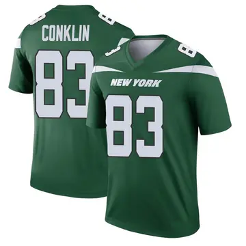 Jalyn Holmes Men's Nike Gotham Green New York Jets Game Custom Jersey Size: Medium